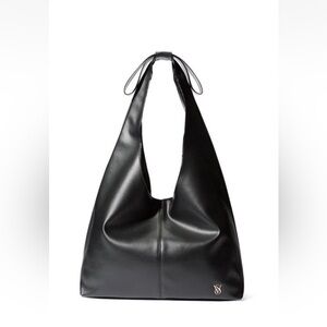 Stylish Black Leather Tote Bag